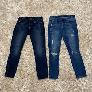 2 pair of Lucky Brand women’s Lolita Capri jeans